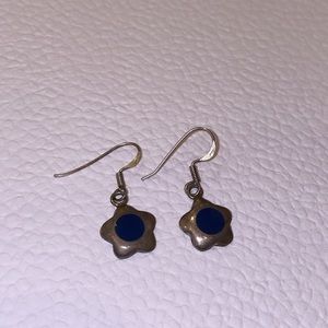 Lapis and Sterling Silver Earrings
